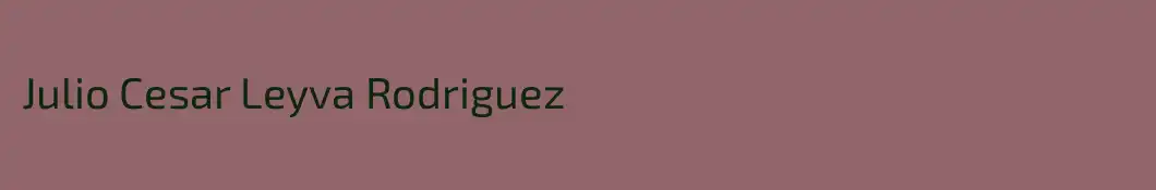 Julio Cesar Leyva Rodriguez